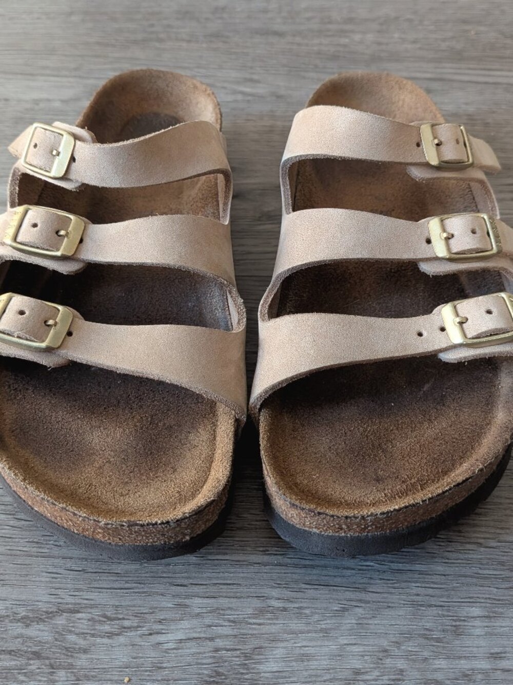 Birkenstock Florida 3 Strap Leather Sandals - Women's 35 Narrow 4/4.5